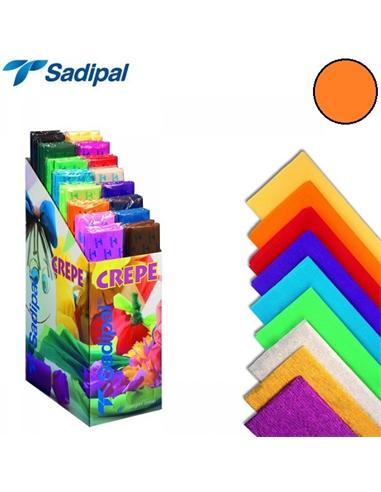 PAPEL CREPE-PINOCHO SADIPAL 0.50x2.5m NARANJA