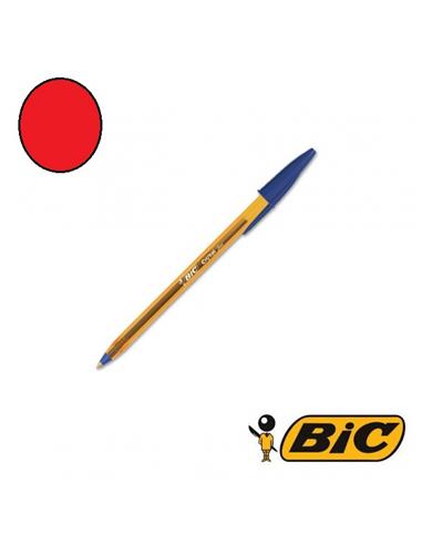 BOLIGRAFO BIC NARANJA CRISTAL FINE 0.8mm NEGRO