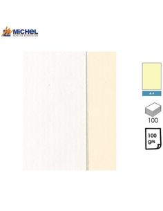 PAPEL MICHEL GRIFO VERJURADO A4 100gr 100H CREMA