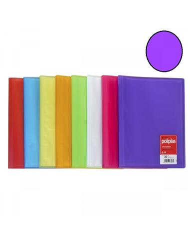 CARPETA CON FUNDAS GRAFOPLAS 10F T.F. VIOLETA