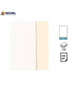 PAPEL MICHEL VERJURADO A4 100gr 100H BLANCO