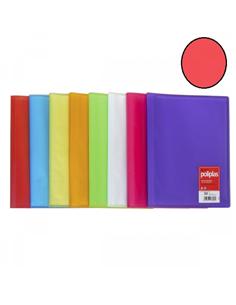 CARPETA CON FUNDAS GRAFOPLAS 40F T.F. ROJO