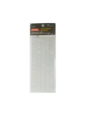 PLANTILLA COX NUMEROS / LETRAS / SIGNOS 10mm