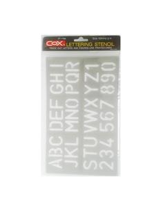 PLANTILLA COX NUMEROS / LETRAS / SIGNOS 50mm