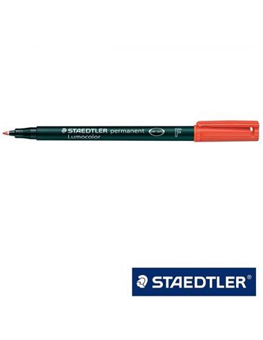 ROTULADOR STAEDTLER LUMOCOLOR 318 F ROJO