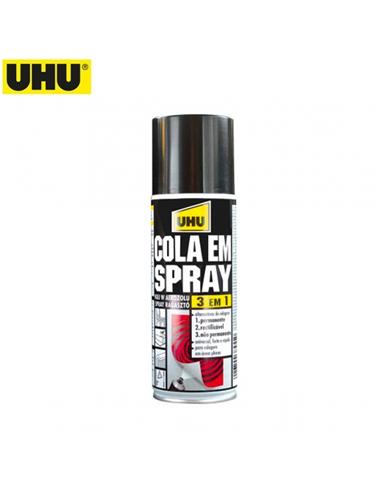 PEGAMENTO UHU SPRAY PERMANENTE/REMOVIBLE 200ml