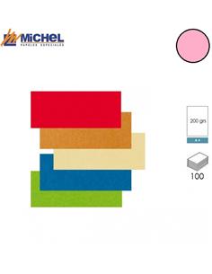 CARTULINA MICHEL A4 200g 100H ROSA