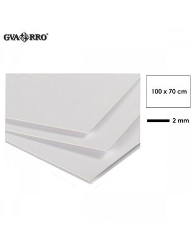 CARTON CARTOMAT GUARRO 70x100cm 2mm BLANCO