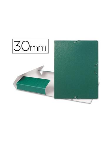 CARPETA PROYECTO LIDERPAPEL 3cm GOMILLA VERDE