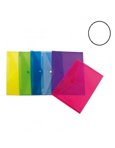 SOBRE PLASTICO GRAFOPLAS BROCHE T.F. TRANSPARENTE