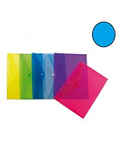 SOBRE PLASTICO GRAFOPLAS BROCHE T.F. AZUL