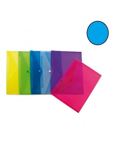 SOBRE PLASTICO GRAFOPLAS BROCHE T.F. AZUL