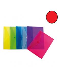 SOBRE PLASTICO GRAFOPLAS BROCHE T.F. ROJO