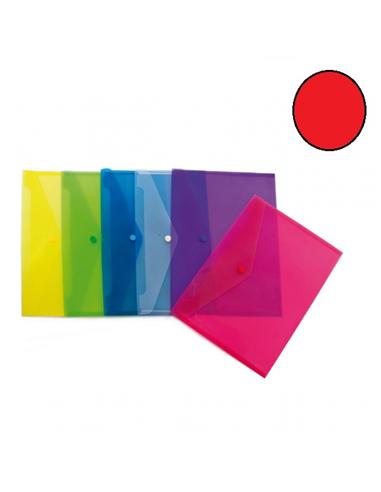 SOBRE PLASTICO GRAFOPLAS BROCHE T.F. ROJO