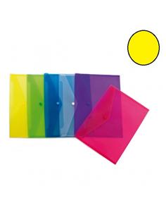 SOBRE PLASTICO GRAFOPLAS BROCHE T.F. AMARILLO