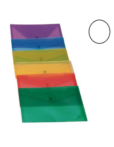 SOBRE PLASTICO GRAFOPLAS BROCHE T.C. TRANSPARENTE