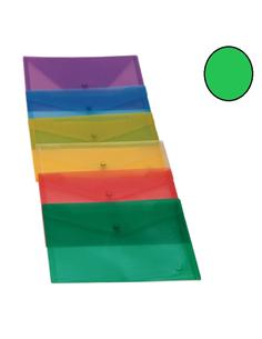 SOBRE PLASTICO GRAFOPLAS BROCHE T.C. VERDE
