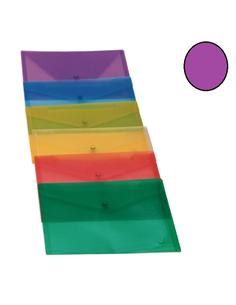 SOBRE PLASTICO GRAFOPLAS BROCHE T.C. VIOLETA