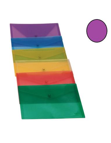 SOBRE PLASTICO GRAFOPLAS BROCHE T.C. VIOLETA