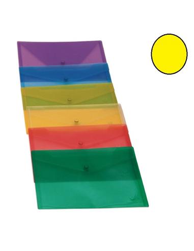 SOBRE PLASTICO GRAFOPLAS BROCHE T.C. AMARILLO