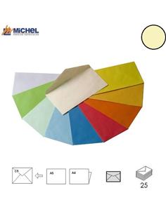 SOBRE MICHEL 160x220mm 80GR CREMA 25U
