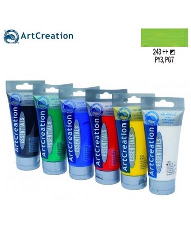 PINTURA ACRILICA 243 75ml AMARILLO VERDOSO