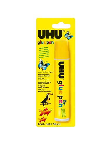 PEGAMENTO COLA TRANSPARENTE UHU LAPIZ 50ml