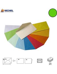 SOBRE MICHEL 125x180mm 80GR VERDE HIERBA 25U