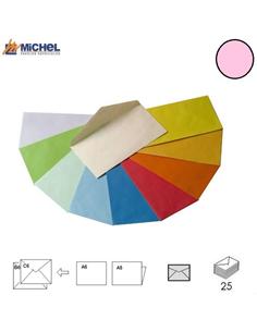 SOBRE MICHEL 125x180mm 80GR ROSA 25U