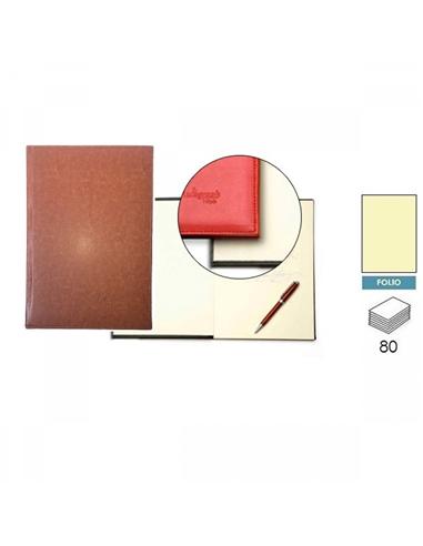 LIBRO FIRMAS PARDO AUTOGRAPH TF POLIPIEL MARRON