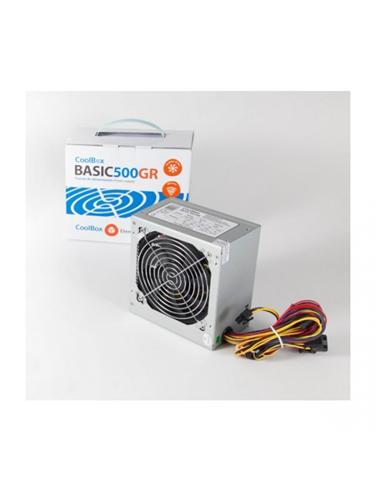 FUENTE ALIMENTACION COOLBOX BASIC500GR ATX 500W