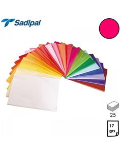 PAPEL SEDA SADIPAL 51x76cm 25 HOJAS MAGENTA