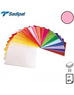 PAPEL SEDA SADIPAL 51x76cm 25 HOJAS ROSA