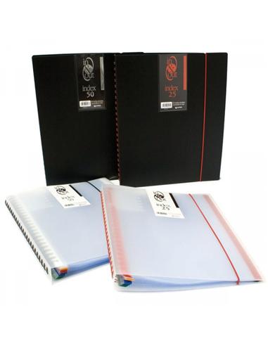 CARPETA CON FUNDAS GRAFOPLAS IN&OUT 25F A4 TRANSL.