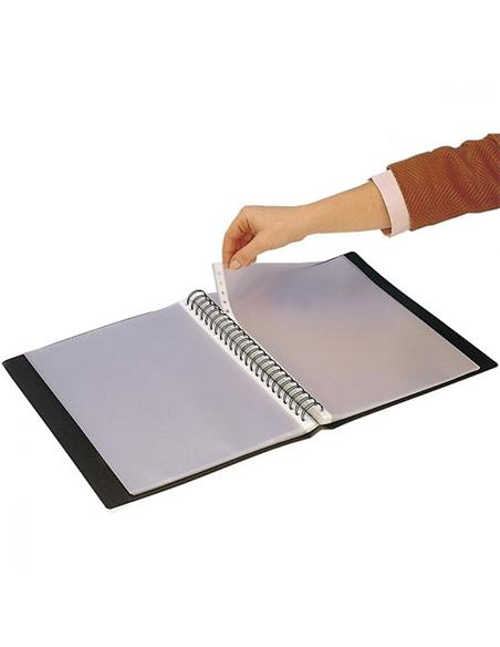CARPETA CON FUNDAS GRAFOPLAS IN&OUT 25F A4 TRANSL.