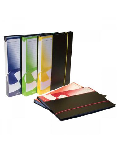 CARPETA CON FUNDAS GRAFOPLAS POLIURO 80F TF NEGRO