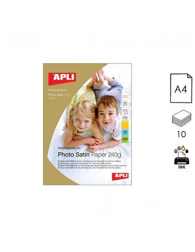 PAPEL APLI PHOTO SATIN INK A4 200GR 20H