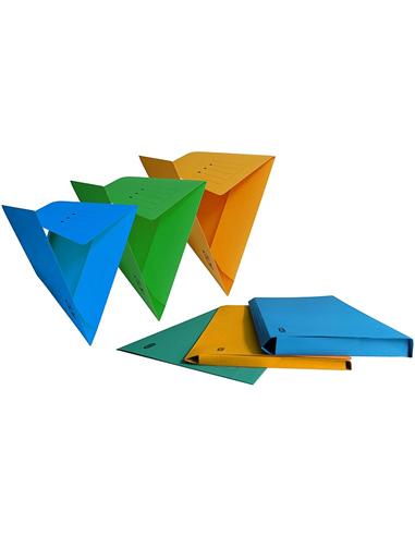 SUBCARPETA GIO A4 TRES SOLAPAS AZUL
