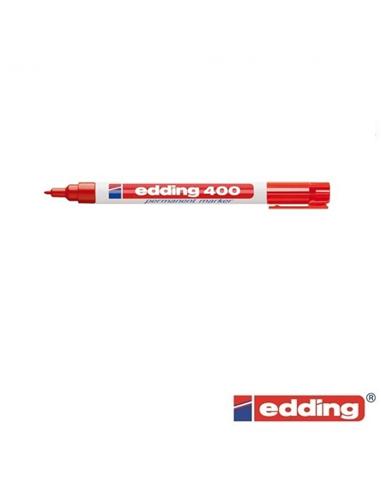 ROTULADOR EDDING 400 ROJO