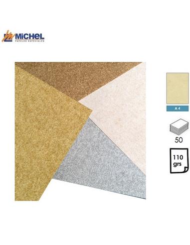 PAPEL MICHEL PIEL ELEFANTE A4 110 GR 50H HUESO