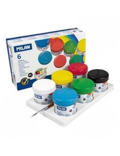 TEMPERA MILAN 40ml 6 COLORES 03206