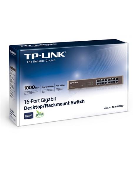SWITCH TP-LINK 16P 10/100/1000 MBPS (TL-SG1016D)