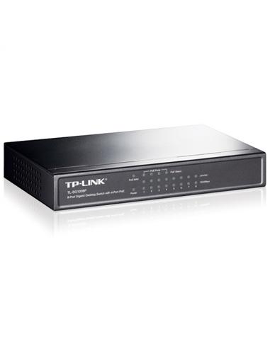 SWITCH TP-LINK 8P 10/100/1000 MBPS PoE (TL-SG1008P