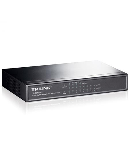 SWITCH TP-LINK 8P 10/100/1000 MBPS PoE (TL-SG1008P
