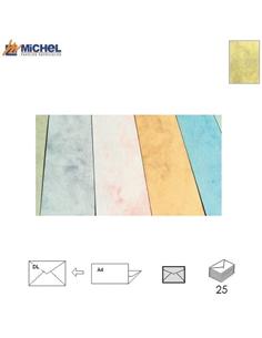 SOBRE MICHEL MARMOLEADO 110x220mm 90GR BEIGE 25U