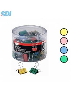 PINZA REVERSIBLE OFFICE-BOX Nº2 25 MM COLORES