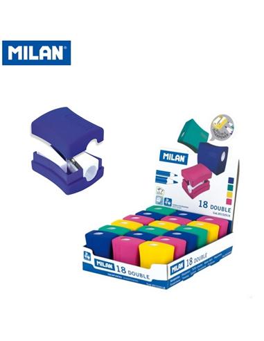 AFILADOR MILAN DOBLE DEPOSITO SURTIDOS