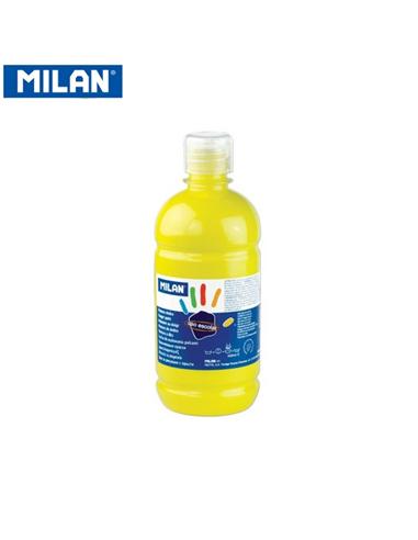 PINTURA DEDOS MILAN 500gr AMARILLO