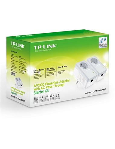 ADAPTADOR RED TP-LINK POWERLINE KIT AV500 500 MBPS