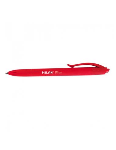 BOLIGRAFO MILAN AUTOMATICO P1 TOUCH ROJO